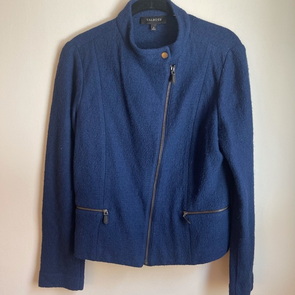 Talbots zip up sweater - Picture 2 of 5